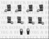 BORG & BECK BBK1445 Accessory Kit, disc brake pads